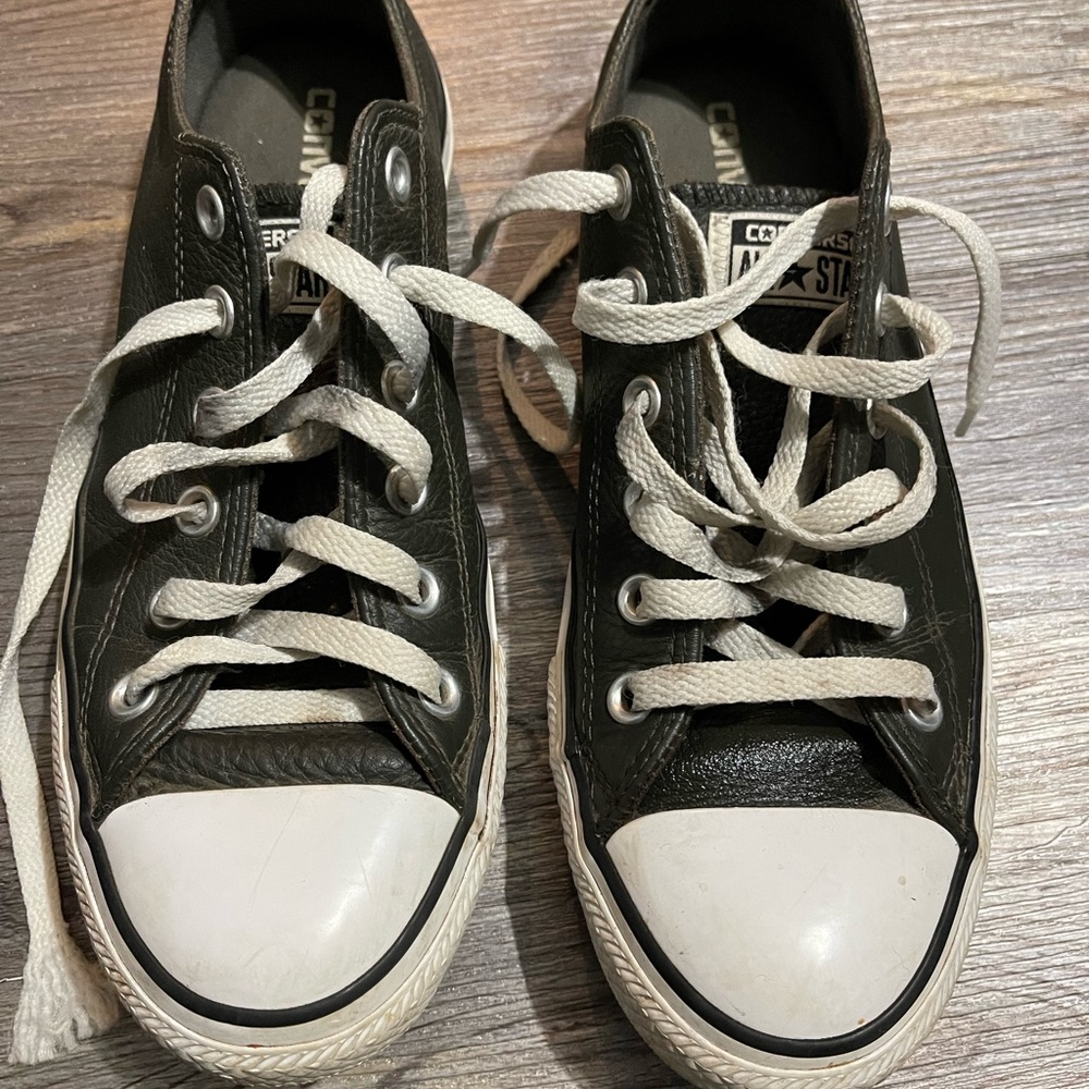 Leather Style Converse Shoes